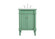 Lexington Single Bathroom Vanity in Vintage mint (173|VF13024VM-VW)