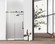 Raleigh Shower Door in Clear (173|SD101-4876MBK)