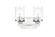 Saanvi Two Light Bath Sconce in Chrome and Clear (173|LD7316W12CH)