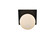 Jillian One Light Bath Sconce in Black (173|LD7304W7BLK)