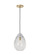 Alina LED Pendant in Natural Brass (182|SLPD278CNB-L)