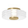 Laurel LED Flush Mount in Natural Brass (182|KWFM20727CNB)