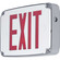 Exit Signs LED Emergency Exit Double Face Sign in White (54|PEWLE-DR-30)