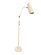Logan LED Floor Lamp in White/Satin Nickel (30|L300-WTSN)