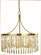 Holly Six Light Chandelier in Brushed Brass (8|5756 BR)