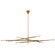 Rousseau LED Chandelier in Antique-Burnished Brass (268|KW 5595AB-SG)