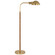 Basden LED Floor Lamp in Antique-Burnished Brass and Natural Rattan (268|CHA 9080AB/NRT)