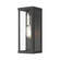 Gaffney One Light Outdoor Wall Lantern in Black with Brushed Nickel (107|28032-04)