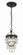 Calypso One Light Mini Chandelier in Matte Black (60|131-MK)