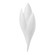 Rose One Light Wall Sconce in Gesso White (67|B1318-GSW)