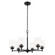 Winslow Six Light Chandelier in Black (12|52616BK)