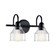 Avery Two Light Bath in Black (12|45972BK)