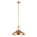 Palmetto One Light Pendant in Polished Brass/Glossy Opal (452|PD344014PBGO)