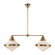 Willard Two Light Linear Pendant in Vintage Brass/Opal Matte Glass (452|LP348241VBOP)