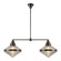 Willard Two Light Linear Pendant in Urban Bronze/Prismatic Glass (452|LP348241UBPG)