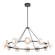 Dahlia LED Chandelier in Urban Bronze/Alabaster (452|CH346046UBAR)