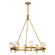 Lucian Eight Light Chandelier in Vintage Brass/Alabaster (452|CH338836VBAR)