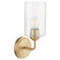 Charlotte One Light Wall Mount in Aged Brass (19|598-1-80)