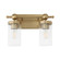 Lee Boulevard Two Light Vanity in Aged Brass (19|560-2-80)