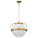 Lakeshore One Light Pendant in Natural Brass (72|60-7785)