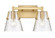 Analia Two Light Vanity in Modern Gold (224|1101-2V-MGLD)