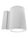 LED Wall Mount in White (418|WMC8-DL-MCT-WH-D)