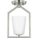 Vertex One Light Semi Flush Mount in Brushed Nickel (54|P350259-009)