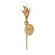 Paloma One Light Wall Sconce in Gold Leaf (16|2881GL)
