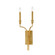Normandy Two Light Wall Sconce in Gold Leaf (16|12782GL)