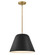 Madi LED Pendant in Lacquered Brass (531|83707LCB-BK)