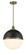 Vorey One Light Pendant in Coal And Oxidized Aged Brass (7|6606-885)