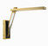 Sauvity LED Wall Sconce in Coal & Soft Brass (42|P1920-726-L)