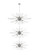 Sienna 30 Light Chandelier in Chrome (173|2502G46L3C)