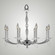 Kensington Eight Light Chandelier in Pewter with Polished Nickel (183|CH5326-U-37G-38G-ST)