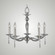 Kensington Five Light Chandelier in Pewter with Polished Nickel (183|CH5323-U-37G-38G-ST)