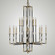 Magro 16 Light Chandelier in Old Bronze (Black) with Old Brass (183|CH3545-35S-36G-ST)