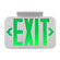 Exit LED Emergency Lighting in Green (110|EM-6000 GR)