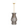 Turks One Light Pendant in Dark Brown Stained (314|DPS05)