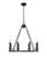 Florence Eight Light Chandelier in Matte Black (59|46708-MB)