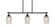 Odyssey Three Light Island Pendant in Matte Black (200|2636-MB-4253)