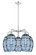 Downtown Urban Five Light Chandelier in Polished Chrome (405|516-5CR-PC-G557-8BL)