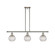 Ballston Three Light Island Pendant in Polished Nickel (405|516-3I-PN-G122C-6CL)