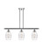 Ballston Three Light Island Pendant in Polished Chrome (405|516-3I-PC-G557-6CL)