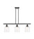 Ballston Three Light Island Pendant in Oil Rubbed Bronze (405|516-3I-OB-G558-6CL)