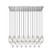 Arden 23 Light Linear Chandelier in Brushed Nickel (224|651P-23L-BN)