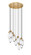 Arden 11 Light Chandelier in Rubbed Brass (224|651P-11R-RB)