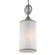 Feiss - Parchment Park One Light Mini Pendant in Dark Silver (454|P1345SL)