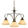 Feiss - Somerset Three Light Chandelier in British Bronze (454|F2285/3BRB)