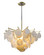 Serenity One Light Chandelier in Gold Leaf (68|228-44-GL/SS)