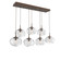 Nebula LED Pendant in Burnished Bronze (404|PLB0068-07-BB-GC-C01-L3)